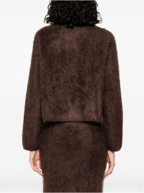 Maglia in cashmere garzato SOFT GOAT | FW25SF24084MOCHA